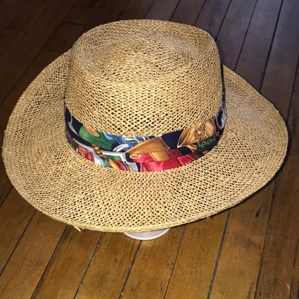 ChiChi Straw Hat with Multicolor‎ Band
